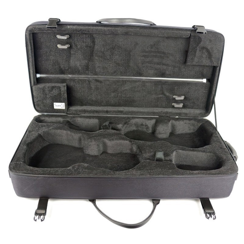 Estuche Violin y Viola Doble 4/4 Bam Classic 2006S Negro