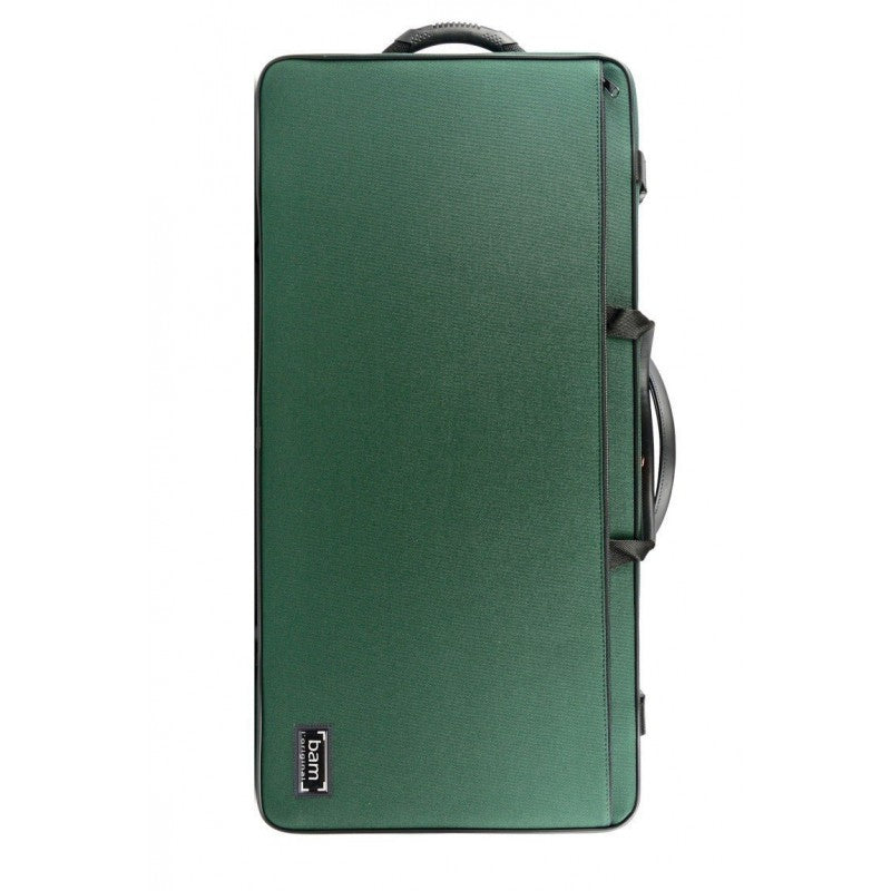Estuche Violin y Viola Doble 4/4 Bam Classic 2006S Verde