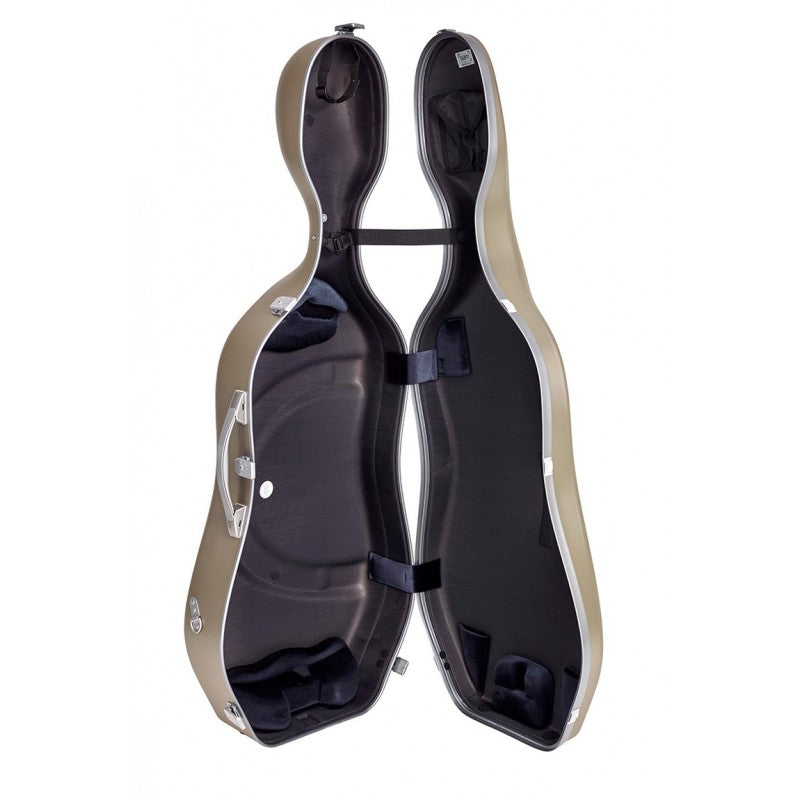 Estuche Cello 4/4 Bam Suprême Hightech SUP1005XL Champagne/Plata
