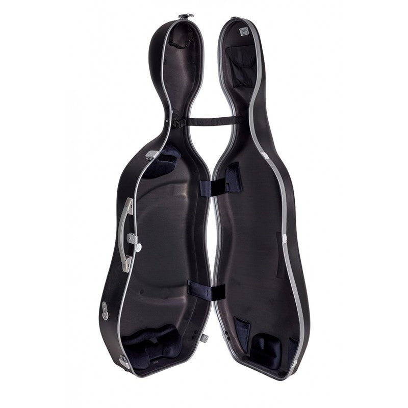 Estuche Cello 4/4 Bam Suprême Hightech SUP1005XL Negro/Plata