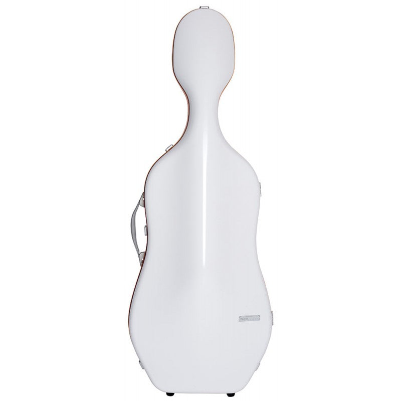 Estuche Cello 4/4 Bam Ice Suprême Hightech SUP1005XLW Blanco/Naranja