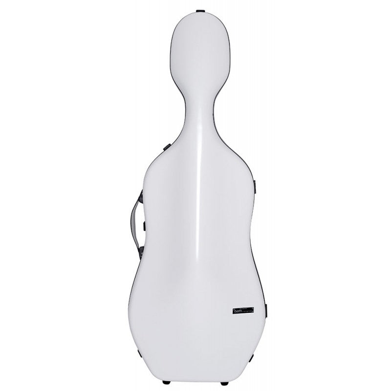 Estuche Cello 4/4 Bam Ice Suprême Hightech SUP1005XLW Blanco/Negro