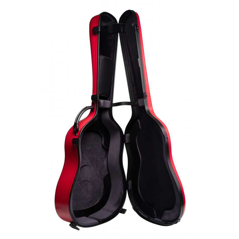 Estuche Guitarra Acústica Dreadnought Bam Classic 8003S Rojo