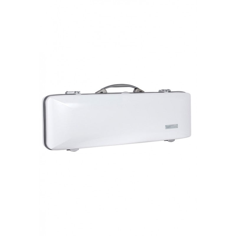 Estuche Violin 4/4 Bam Hightech Ice Suprême Hightech rectangular ICE2018XLW Blanco/Plata