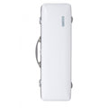 Estuche Violin 4/4 Bam Hightech Ice Suprême Hightech rectangular ICE2018XLW Blanco/Plata