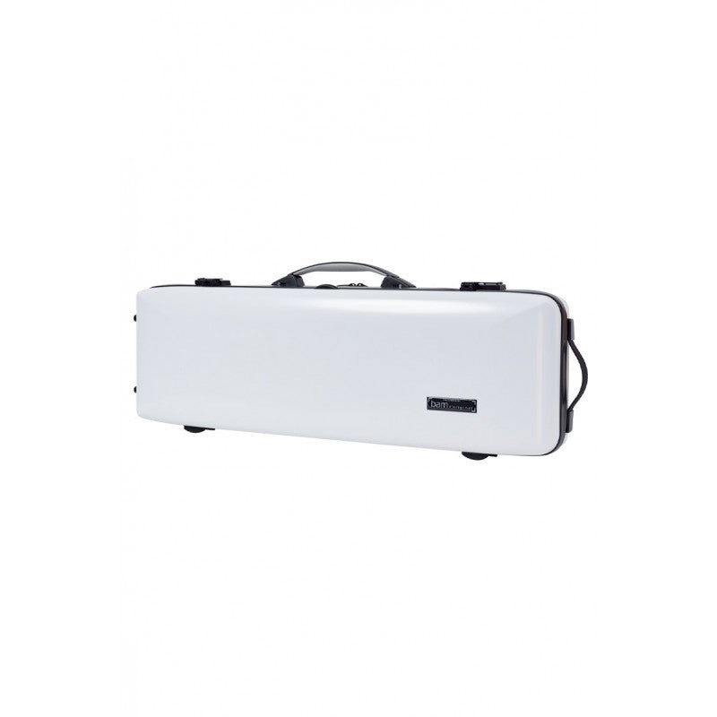 Estuche Violin 4/4 Bam Hightech Ice Suprême Hightech rectangular ICE2018XLW Blanco/Negro