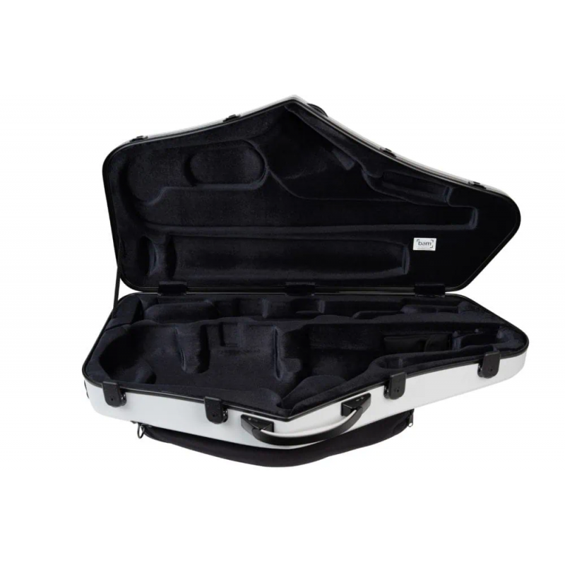 Estuche Saxo Tenor y Soprano Bam Hightech 4122XL Gris claro