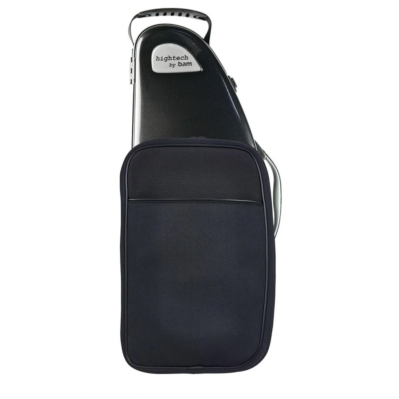 Estuche Saxo Alto Bam Hightech con bolsa 4101XLP Carbon