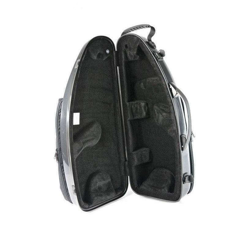 Estuche Saxo Alto Bam Hightech con bolsa 4101XLP Carbon