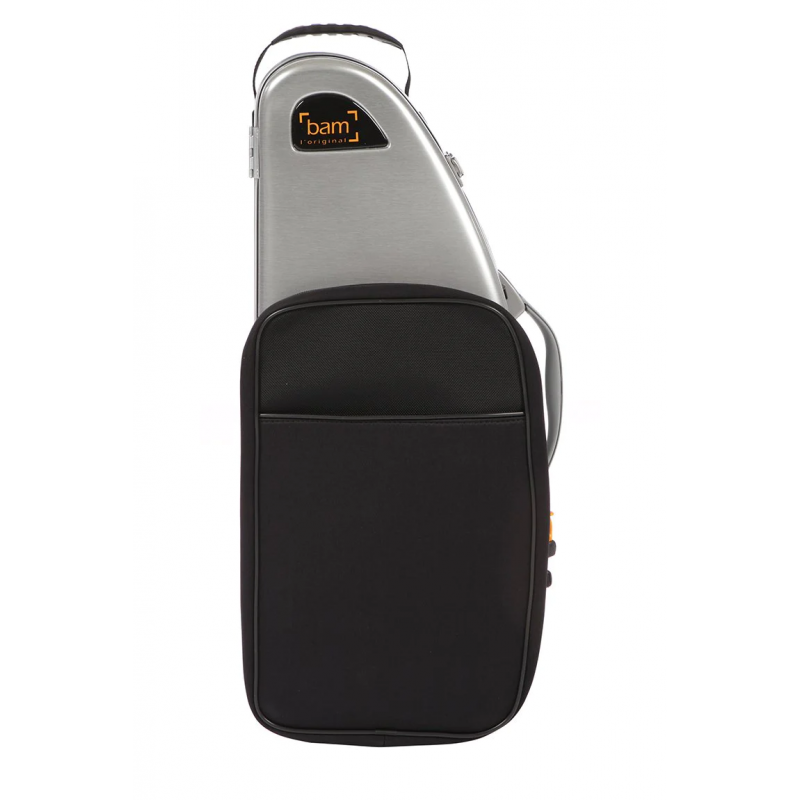 Estuche Saxo Alto Bam La Défense Hightech con bolsa DEF4101XLP Aluminio cepillado
