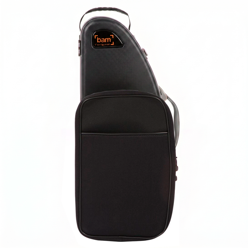 Estuche Saxo Alto Bam Panther Hightech con bolsa PANT4101XLP Negro