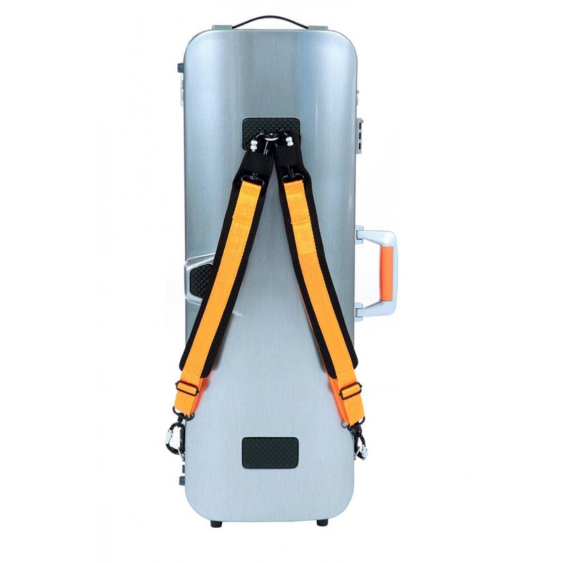 Estuche Viola Bam La Défense Hightech rectangular compacto DEF5201XL Aluminio cepillado