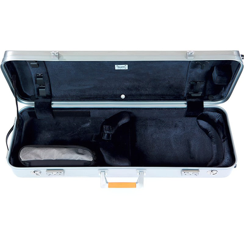 Estuche Viola Bam La Défense Hightech rectangular compacto DEF5201XL Aluminio cepillado