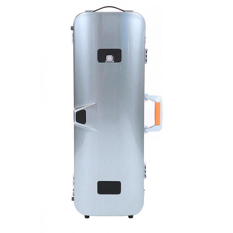 Estuche Viola Bam La Défense Hightech rectangular compacto DEF5201XL Aluminio cepillado