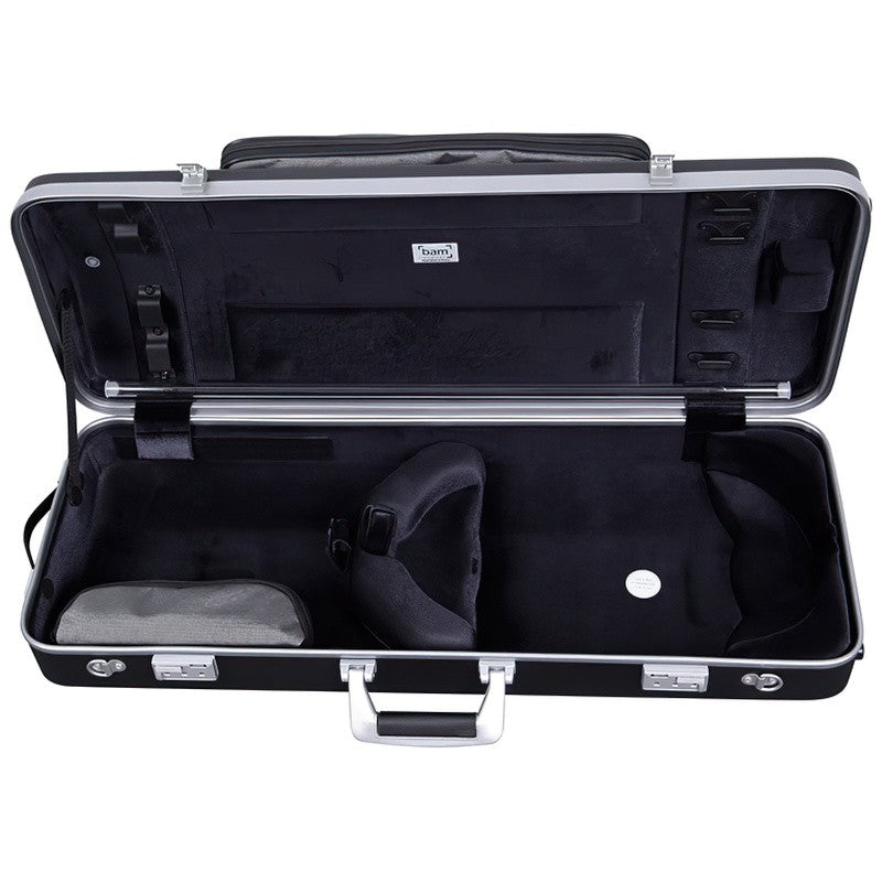Estuche Viola Bam Panther Hightech rectangular con bolsa PANT2202XL Negro
