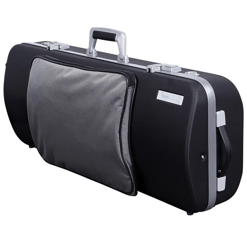 Estuche Viola Bam Panther Hightech rectangular con bolsa PANT2202XL Negro