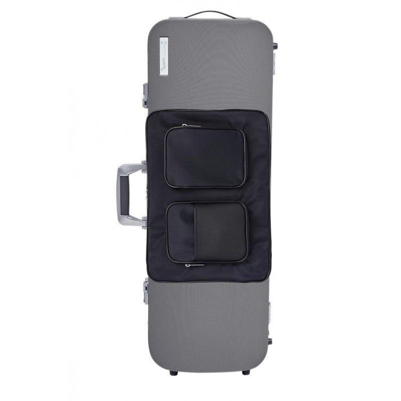 Estuche Viola Bam Panther Hightech rectangular con bolsa compacto PANT5202XL Gris