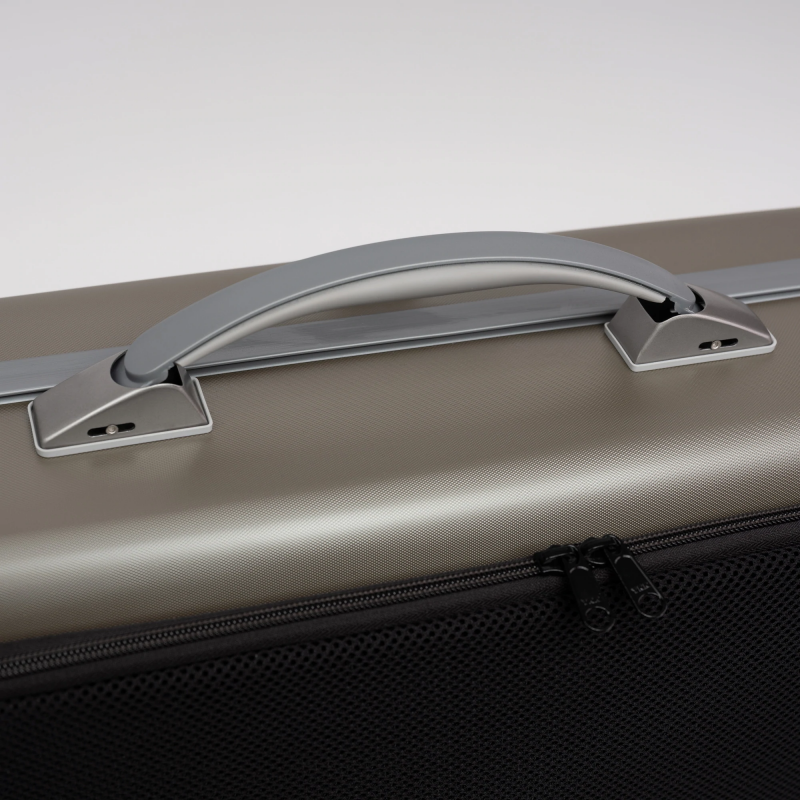 Estuche Viola Bam Suprême Hightech rectangular SUP5301XL Champagne/Plata
