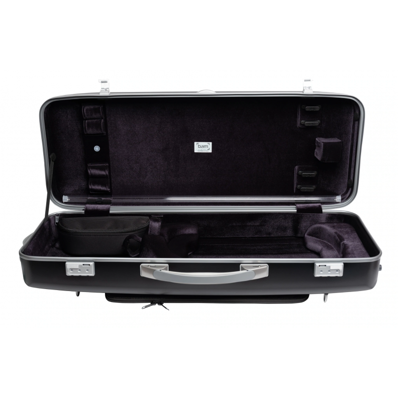 Estuche Viola Bam Suprême Hightech rectangular SUP5301XL Negro/Negro