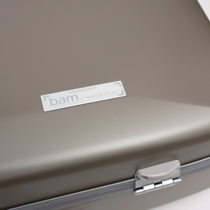 Estuche Viola Bam Suprême Hightech rectangular SUP5301XL Champagne/Plata