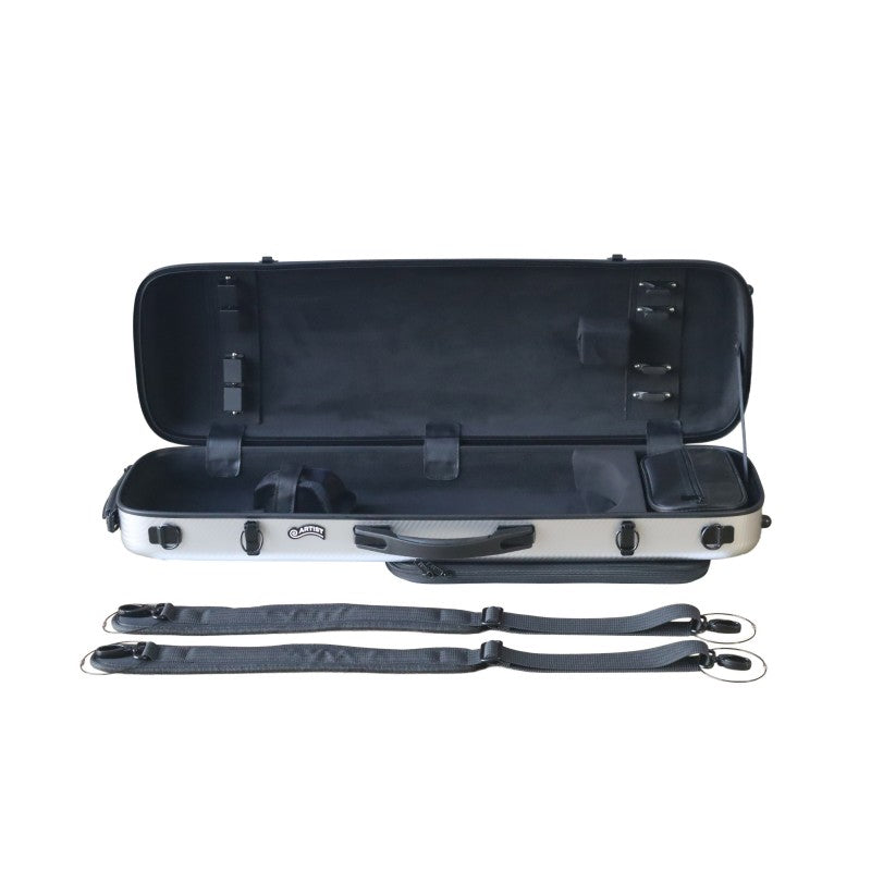 Estuche Violin 4/4 Artist Dynamic Rectangular Aluminio Cepillado ESVIARDYRA_04
