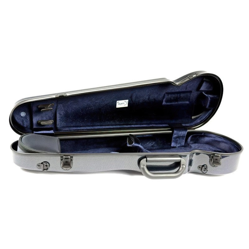 Estuche Violin 4/4 Bam Hightech forma 2002XL Silver Carbon