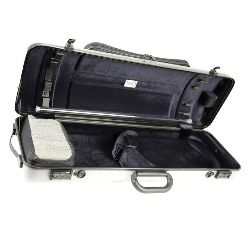 Estuche Violin 4/4 Bam rectangular Hightech con bolsa 2011XL Blanco