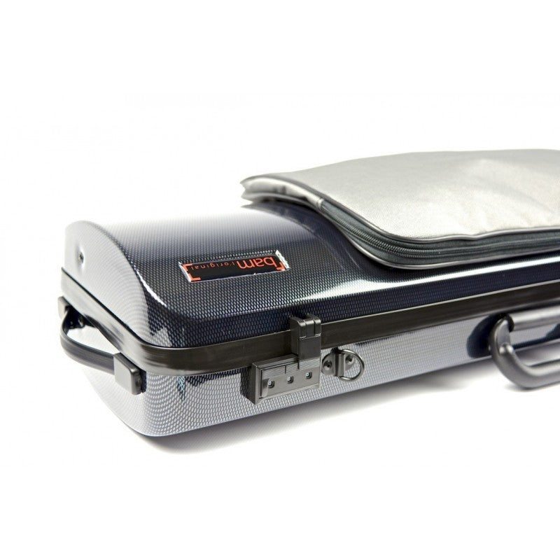 Estuche Violin 4/4 Bam rectangular Hightech con bolsa 2011XL Carbon