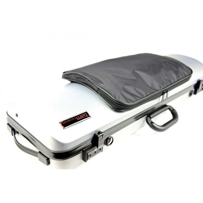 Estuche Violin 4/4 Bam rectangular Hightech con bolsa 2011XL Blanco