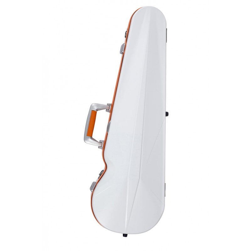 Estuche Violin 4/4 Bam Ice Suprême Hightech forma SUP2002XL Blanco/Naranja