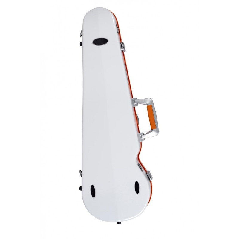 Estuche Violin 4/4 Bam Ice Suprême Hightech forma SUP2002XL Blanco/Naranja