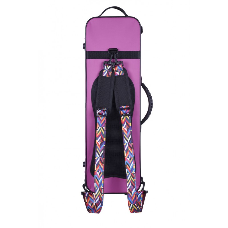 Estuche Violin 3/4-1/2 Bam Youngster rectangular YO2003S Rosa oscuro