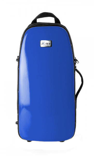 Estuche Trompeta Kses Premium Rectangular Azul