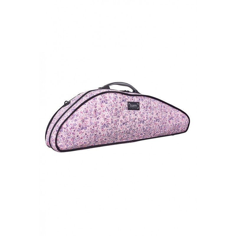 Funda Violin 4/4 Bam Hoody Flower modelo Hightech Slim HO2000XLF Rosa