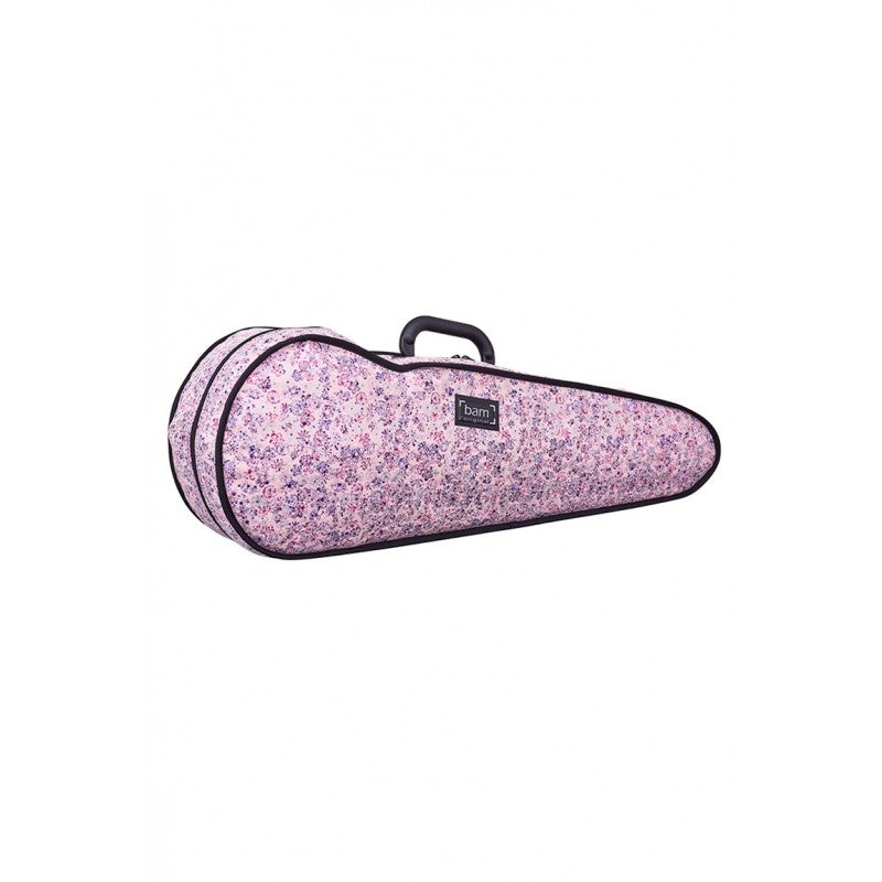 Funda Violin 4/4 Bam Hoody Flower modelo Hightech forma HO2002XLF Rosa
