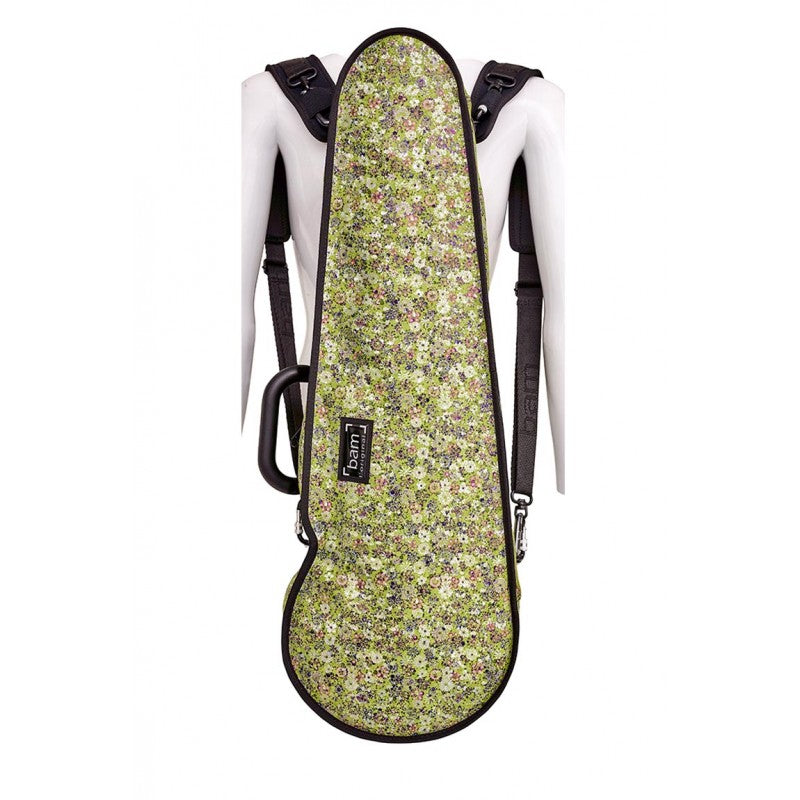 Funda Violin 4/4 Bam Hoody Flower modelo Hightech forma HO2002XLF Verde