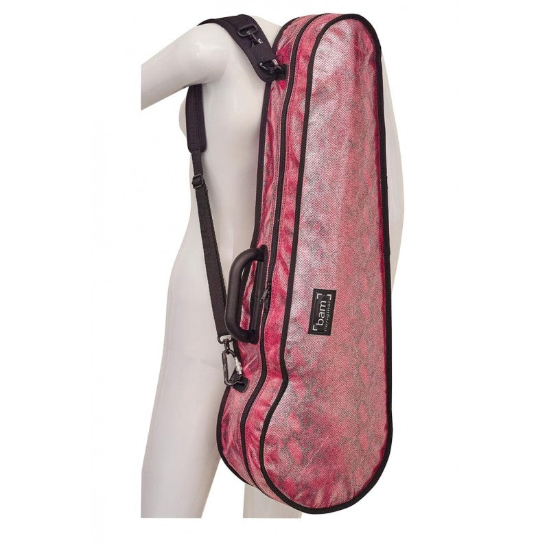 Funda Violin 4/4 Bam Hoody Snake modelo Hightech forma HO2002XLS Rosa