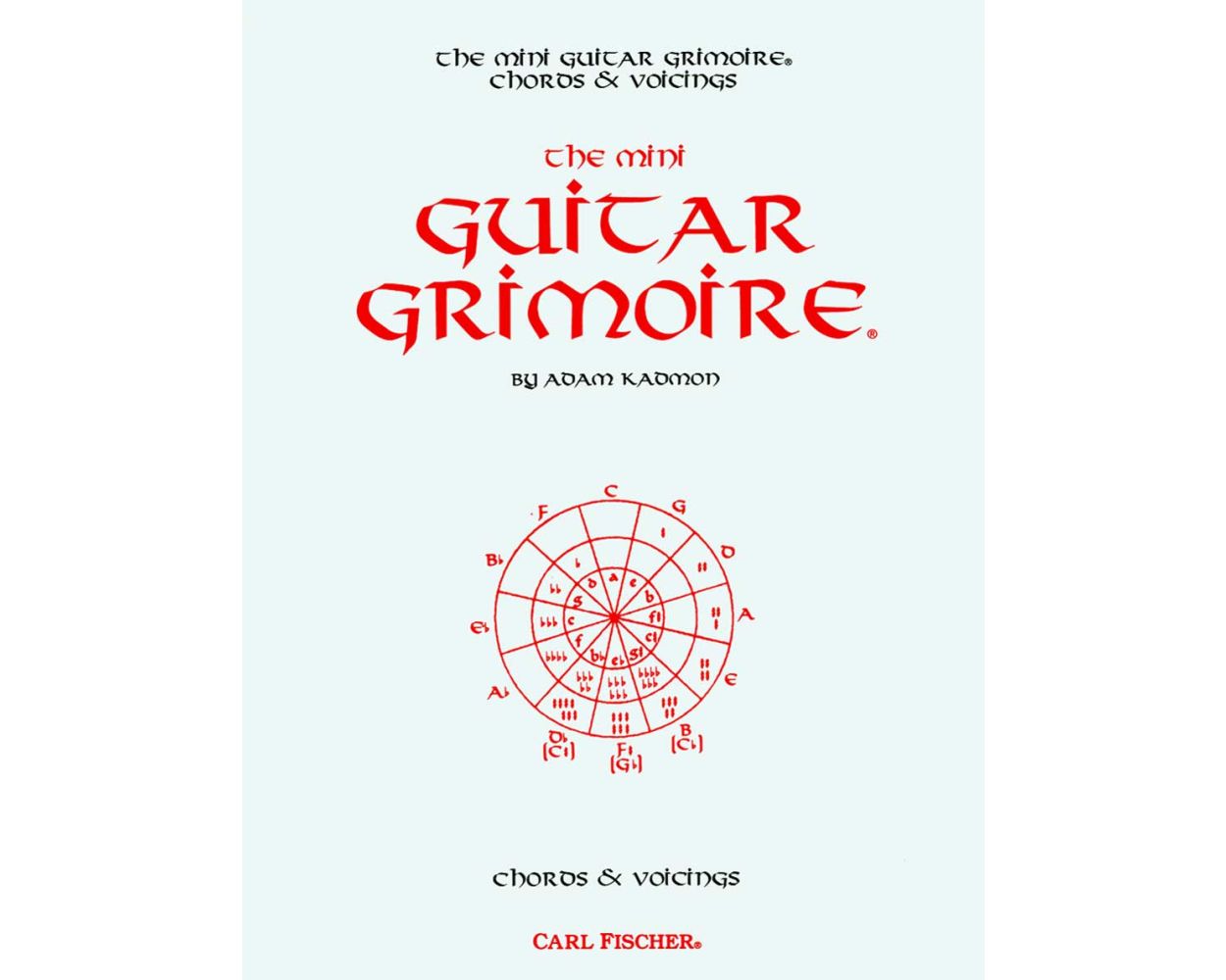 Mini Guitar Grimoire Chords & Voicings. Kadmon, Adam