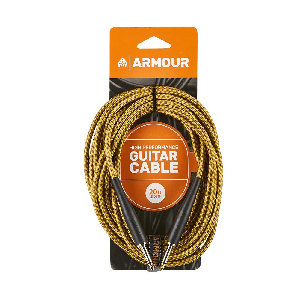 Cable Instrumento Ashton Jack - Jack 6m Tela Amarillo GW20G