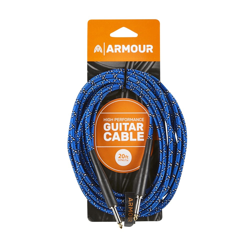 Cable Instrumento Ashton Jack - Jack 6m Tela Azul GW20P