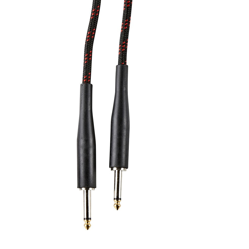 Cable Instrumento Ashton Jack - Jack 6m Tela Rojo y Negro GW20R - vista 2
