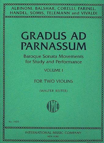 Gradus ad Parnassum Vol. 1 Baroque Sonata Movements for Study and Perfomance para Violin. Varios