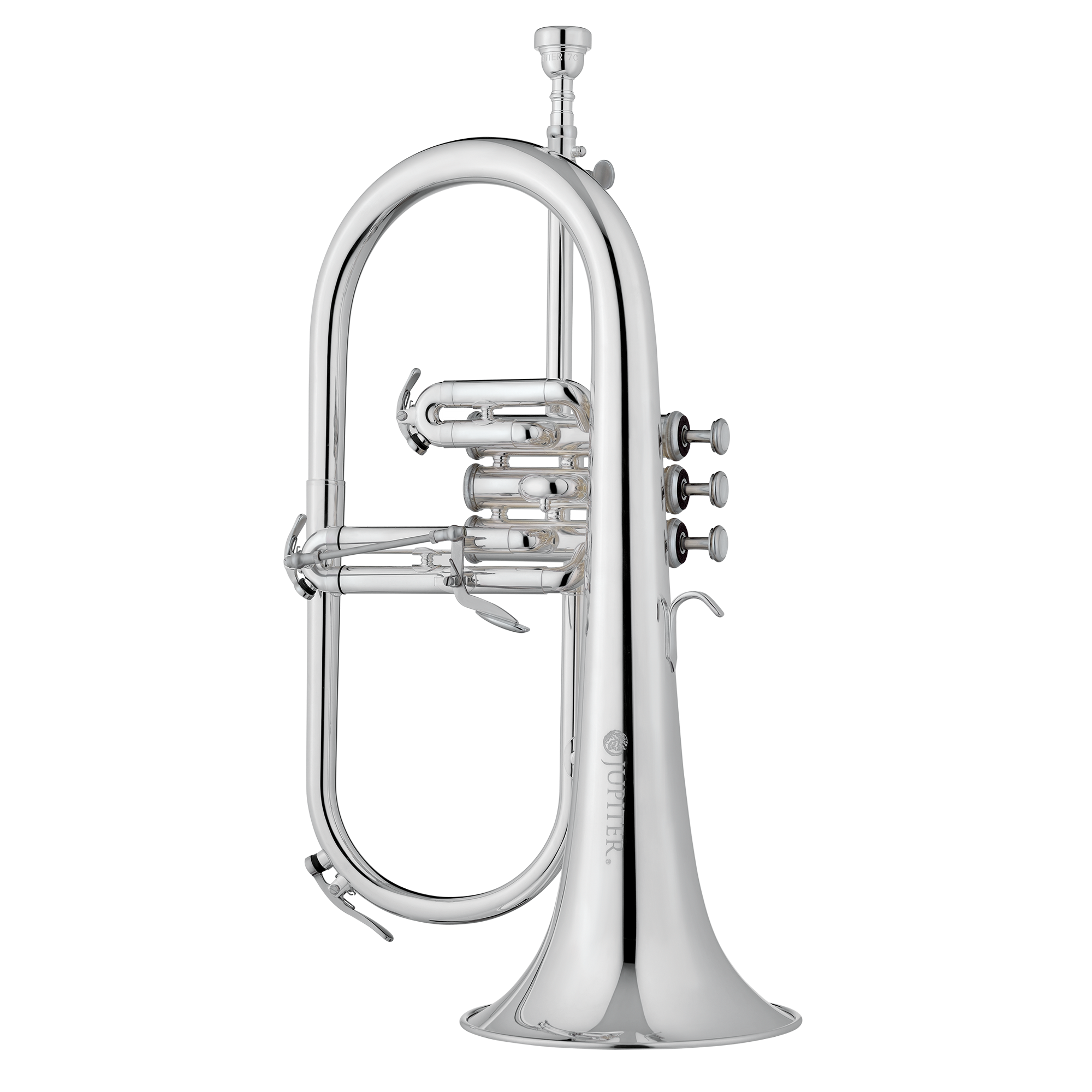 Jupiter JFH1100RS Flugelhorn. Silver-plated