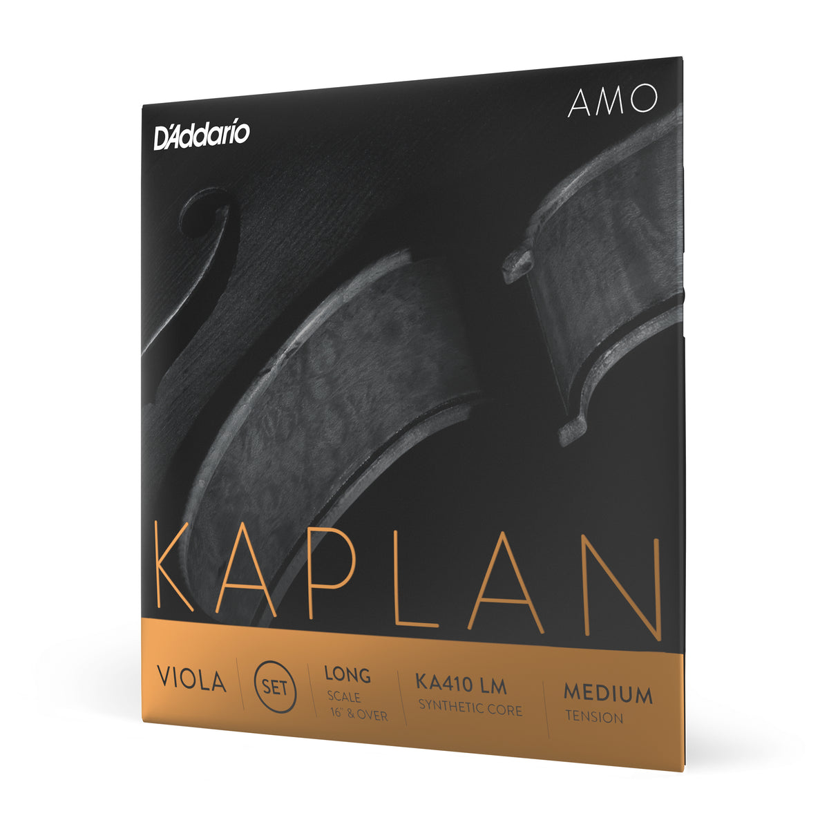 Juego Cuerdas Viola 4/4 D'Addario Kaplan Amo, Escala Larga Tension Media