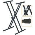 Soporte Teclado EK Tipo X Perfil Doble con Bloqueo KS002