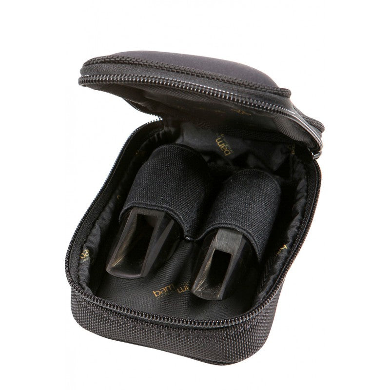 Estuche Bam para dos boquillas de clarinete Sib, La, saxo alto o soprano MP-0035