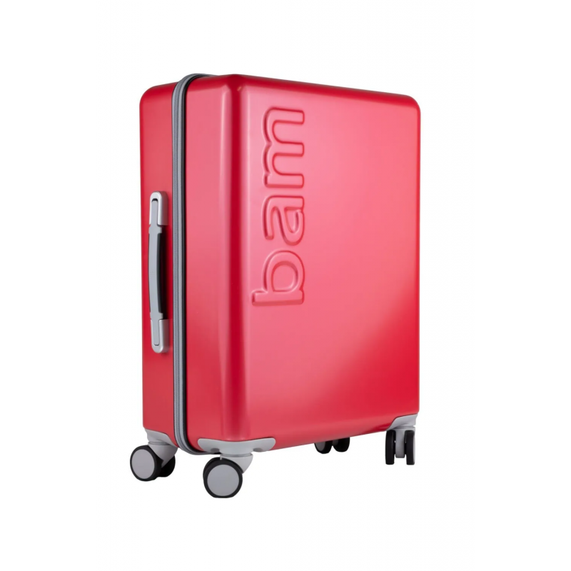 Maleta Trolley Bam Cabina Graffiti Rojo frambuesa/Plata