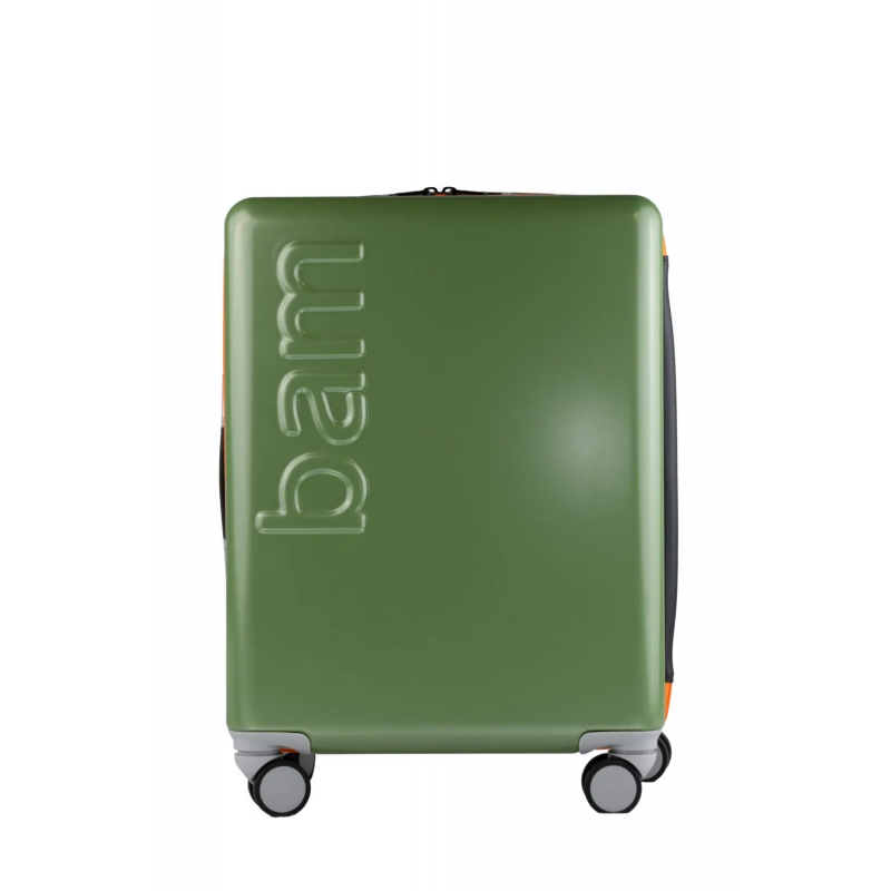 Maleta Trolley Bam Cabina Graffiti Verde/Naranja