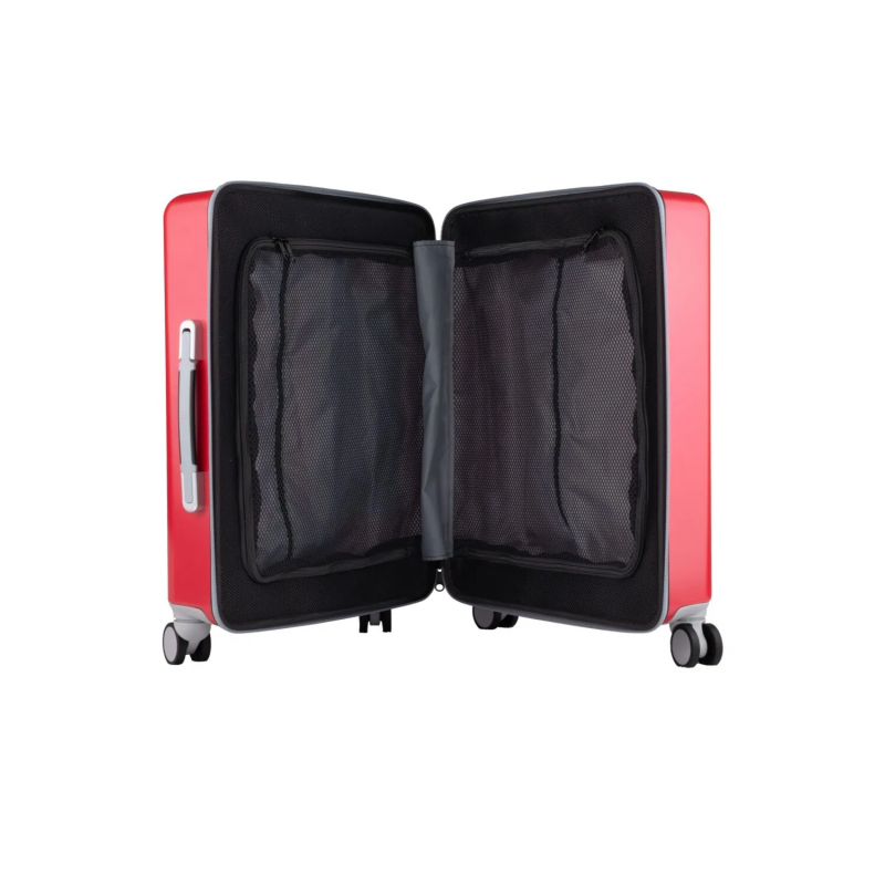 Maleta Trolley Bam Cabina Graffiti Rojo frambuesa/Plata