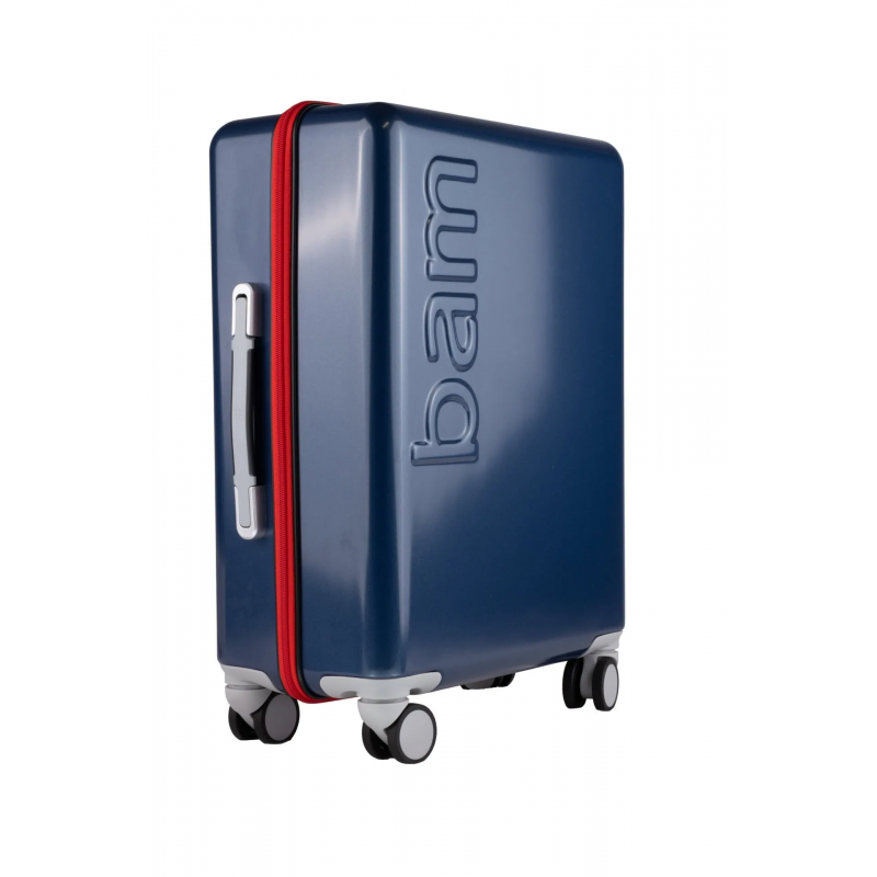 Maleta Trolley Bam Cabina Graffiti Azul marino/Rojo